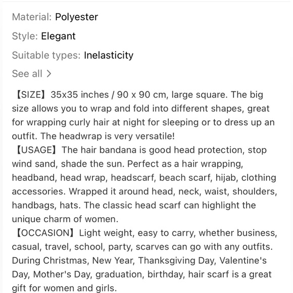 Status Print Plaid Silky Scarf Brown Red Tan New - Picture 3 of 4